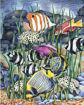 Picture of PENCIL COLOURING BY NUMBER - TROPICAL FISH